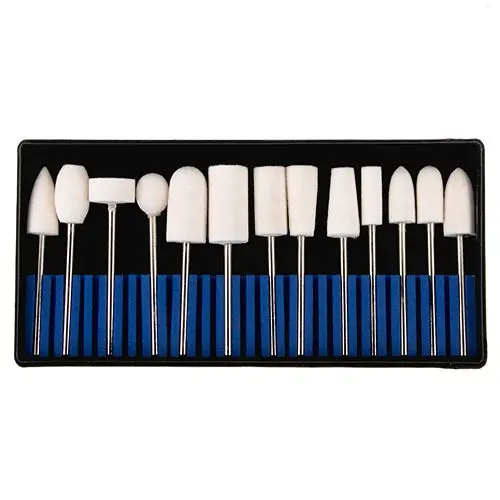 Polír fej készlet - filc, szár átmérője 2,35mm