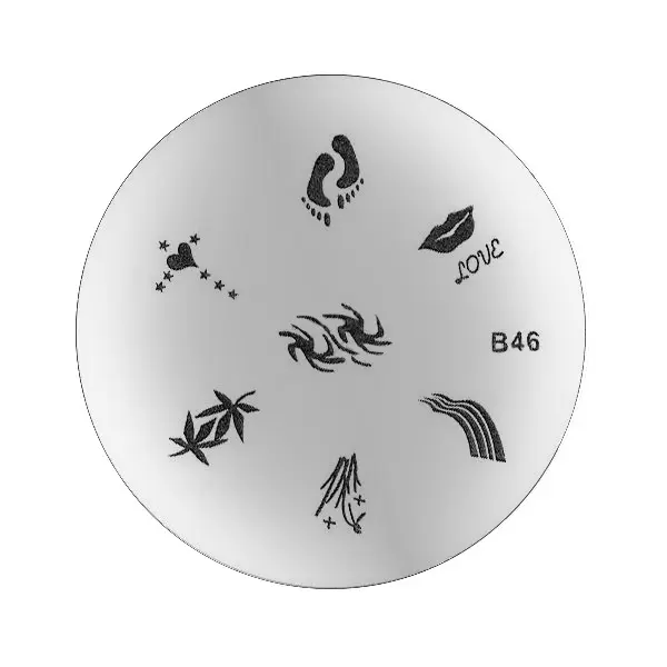 B46 Ornamentumos korong nyomdázásra