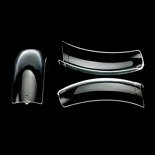 Clear, Royal Fancy - átlátszó köröm tipek 10-es, 50db