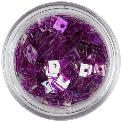 Díszítő lyukas négyzetek - sötét rózsaszín