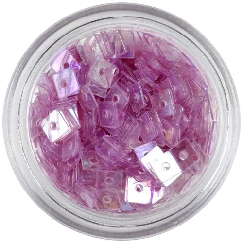 Áttetsző lyukas négyzetek - világoslila