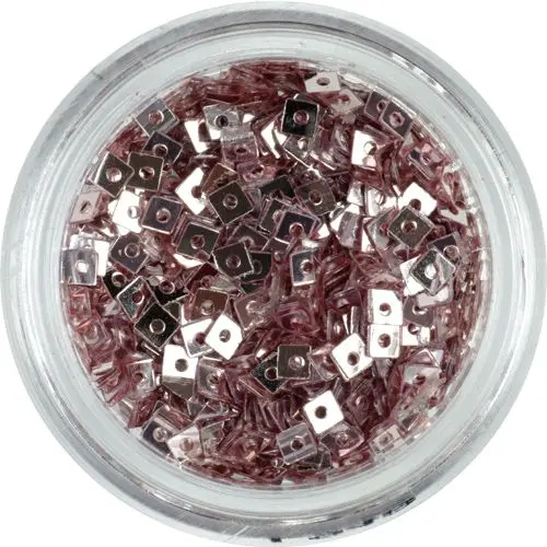 Ezüst felületű áttetsző négyzet