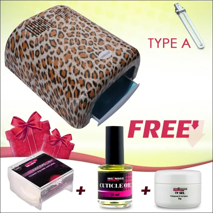 36W UV lámpa - mintás /műkörmös lámpa