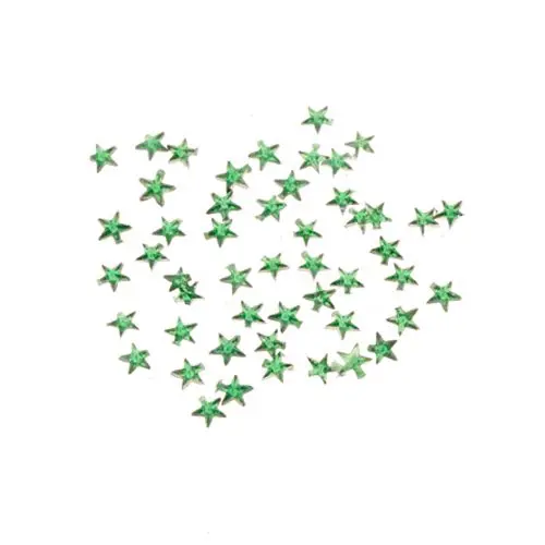 Sötétzöld kövecskék, csillagok