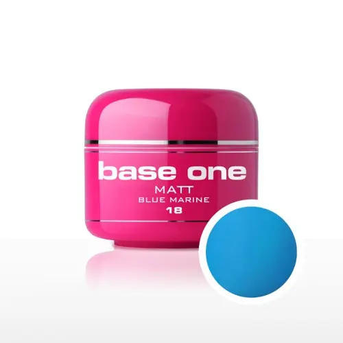 Gel Silcare Base One Matt - Blue Marine 18, 5g