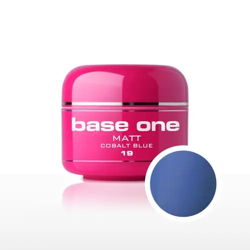 Gel Silcare Base One Matt - Cobalt Blue 19, 5g