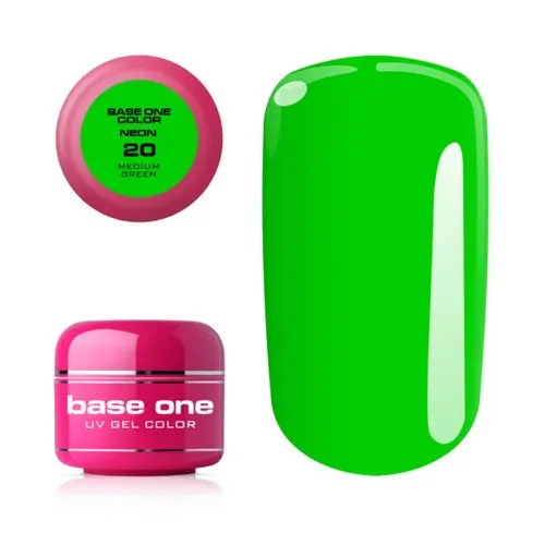 Gel Silcare Base One Neon- Medium Green 20, 5g
