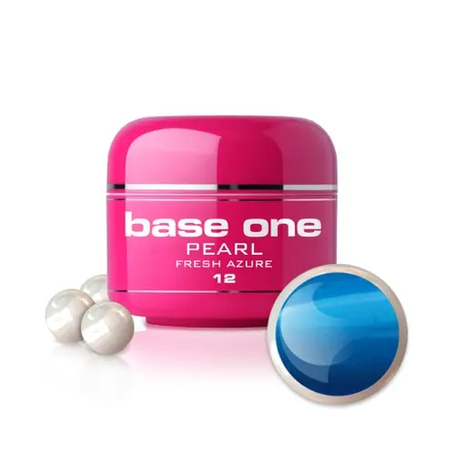 Gel Silcare Base One Pearl - Fresh Azure 12, 5g