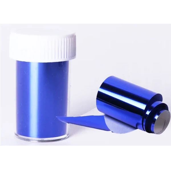 Körömdíszítő fólia - kék