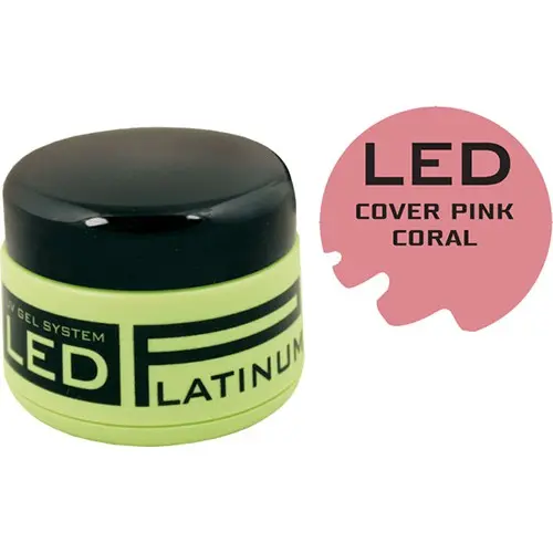 COVER PINK - kamuflázs LED zselé - CORAL, 40g