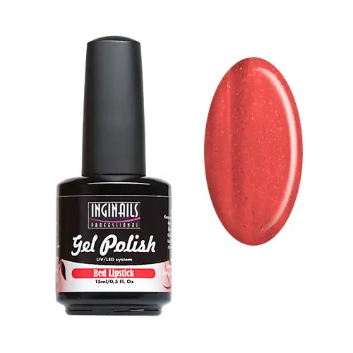 UV gél lakk Inginails Professional 15ml - Red Lipstick/gél lakk készítés