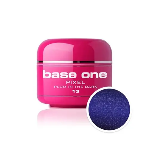 Gel Silcare Base One Pixel – Plum In The Dark 13, 5g