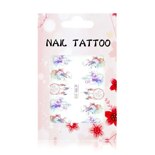 Luxus vizes matrica a köröm díszítésére – Állomfogó – BN303 