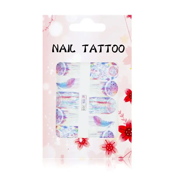 Luxus vizes matrica a köröm díszítésére – Állomfogó – BN305 