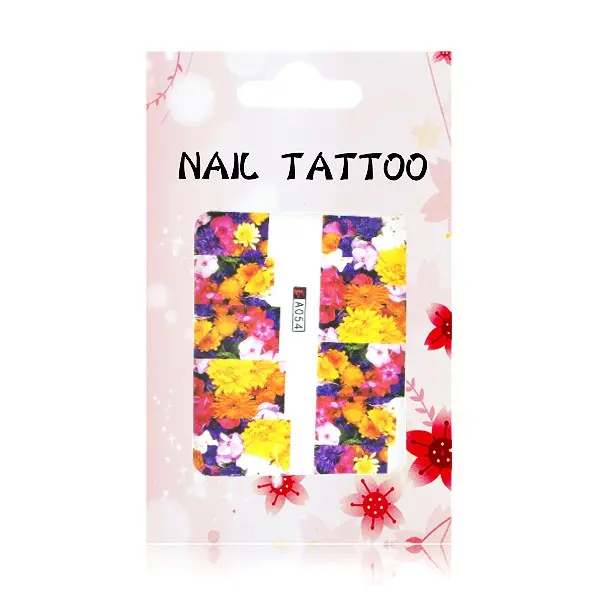 Luxus vizes matrica – Virágok – A054 