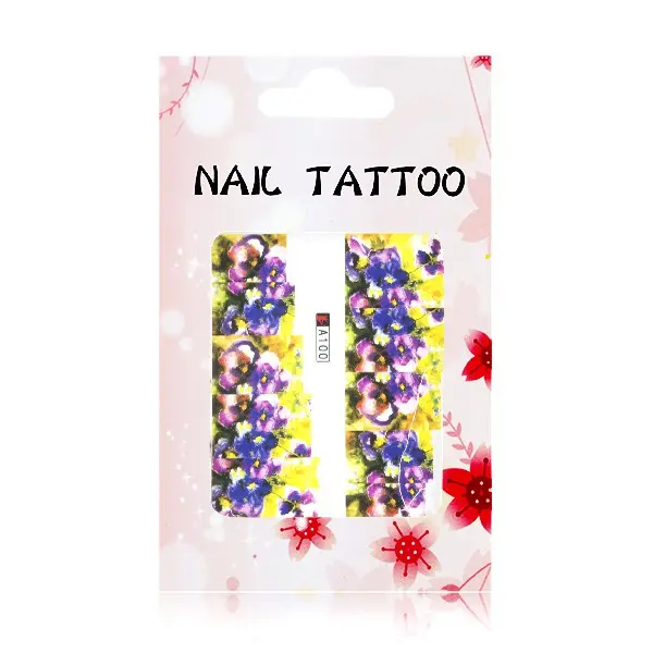 Luxus vizes matrica – Virágok – A100 