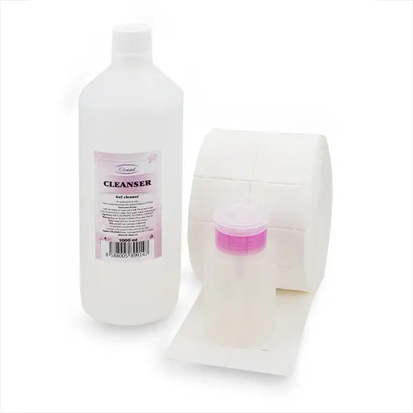 Készlet kicsi a zselés köröm tisztítására - fehér