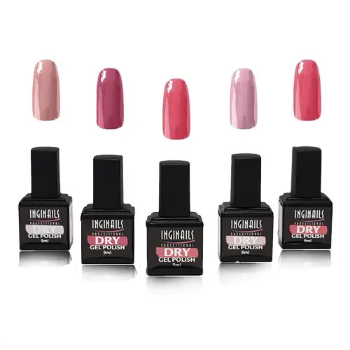 Inginails Professional - Dry gél lakk szett, 5db
