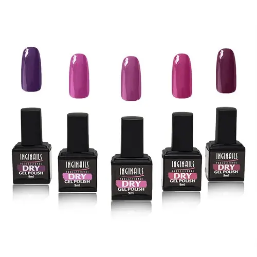 Inginails Professional - Dry gél lakk szett, 5db