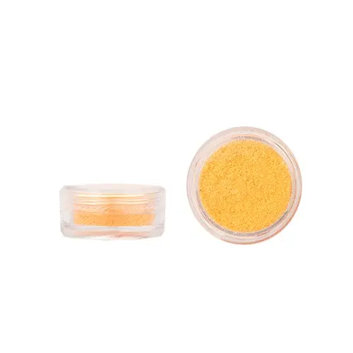 Glitteres díszítőpor - világos narancssárga