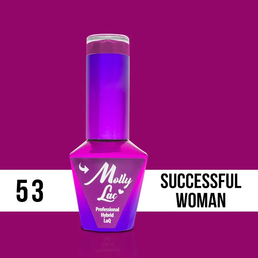 MOLLY LAC gél lakk Inspired by You  Successful Woman 53, 10ml/gél lakk készítés