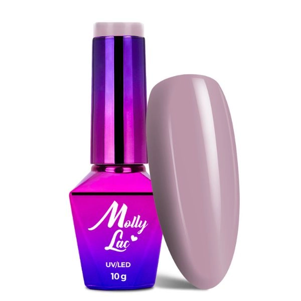 MOLLY LAC gél lakk Obsession Rich Lilac 212, 10ml/gél lakk készítés