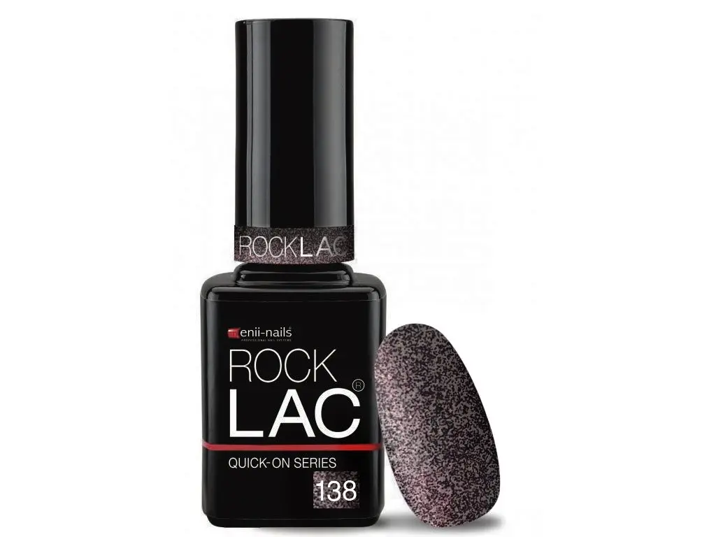 RockLac 138 - lila csillámmal, 11ml