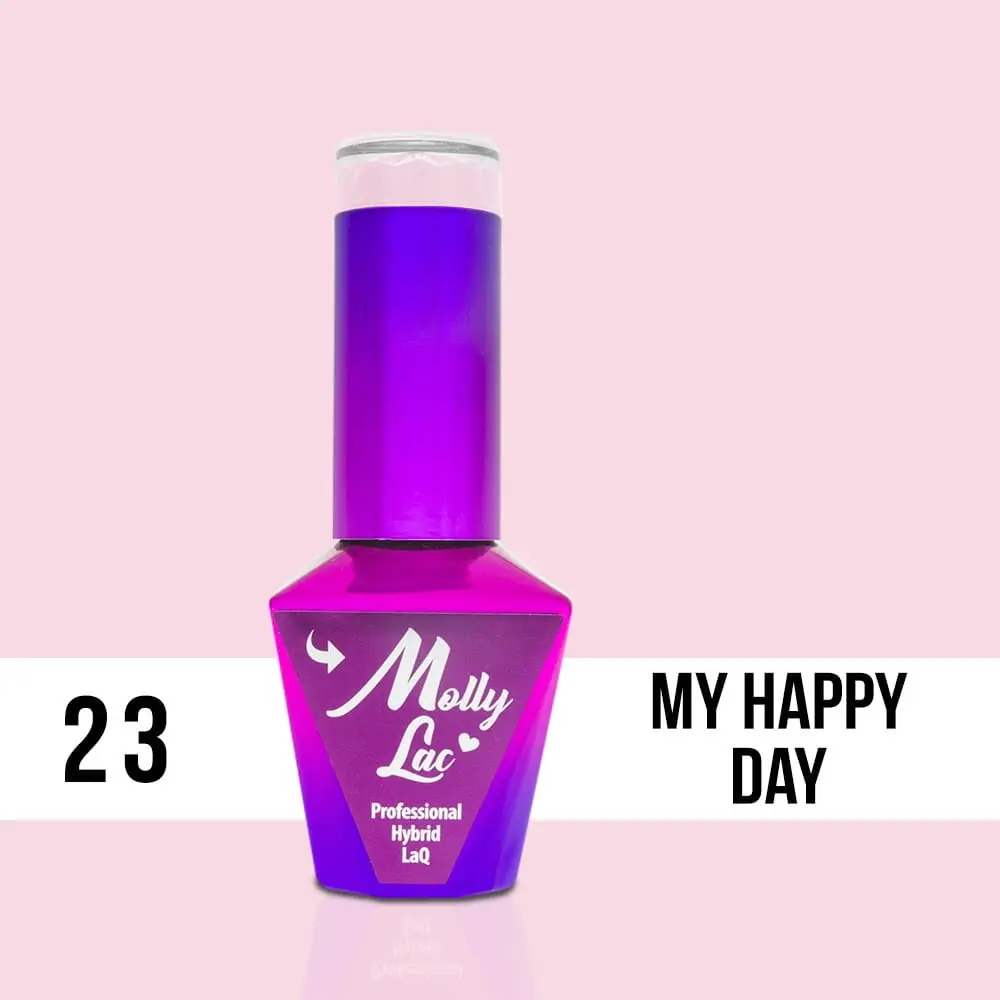 MOLLY LAC UV/LED gél lakk Yes I Do - My Happy Day 23, 10ml/gél lakk készítés