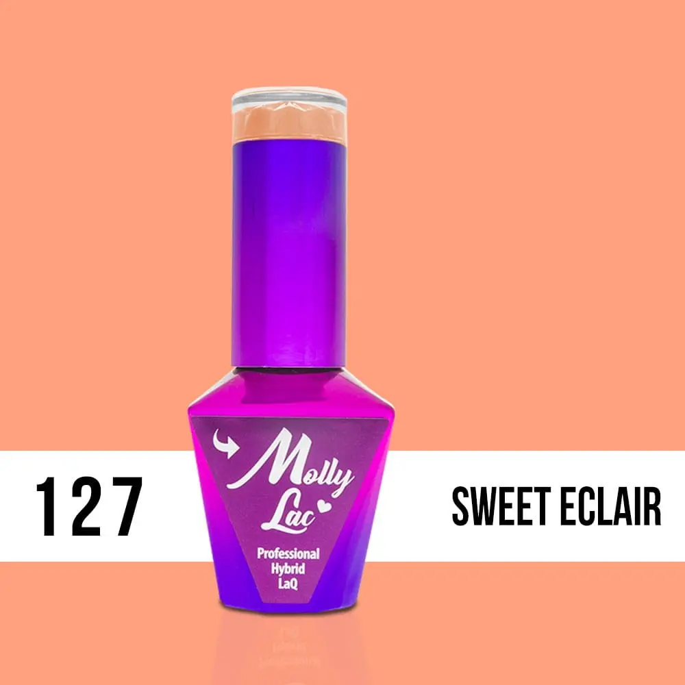 MOLLY LAC UV/LED gél lakk Yoghurt - Sweet Eclair 127, 10ml/gél lakk készítés
