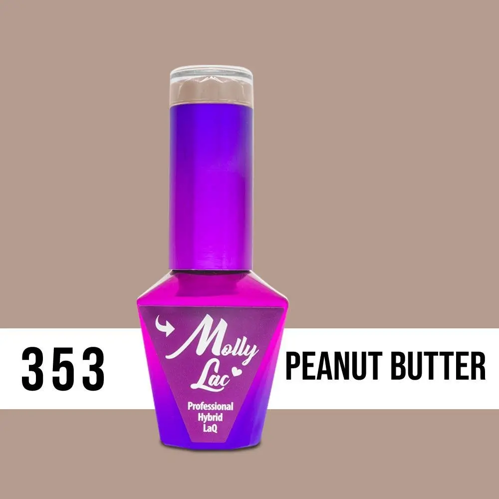 MOLLY LAC UV/LED gél lakk Choco Dreams - 353, 10ml/gél lakk készítés