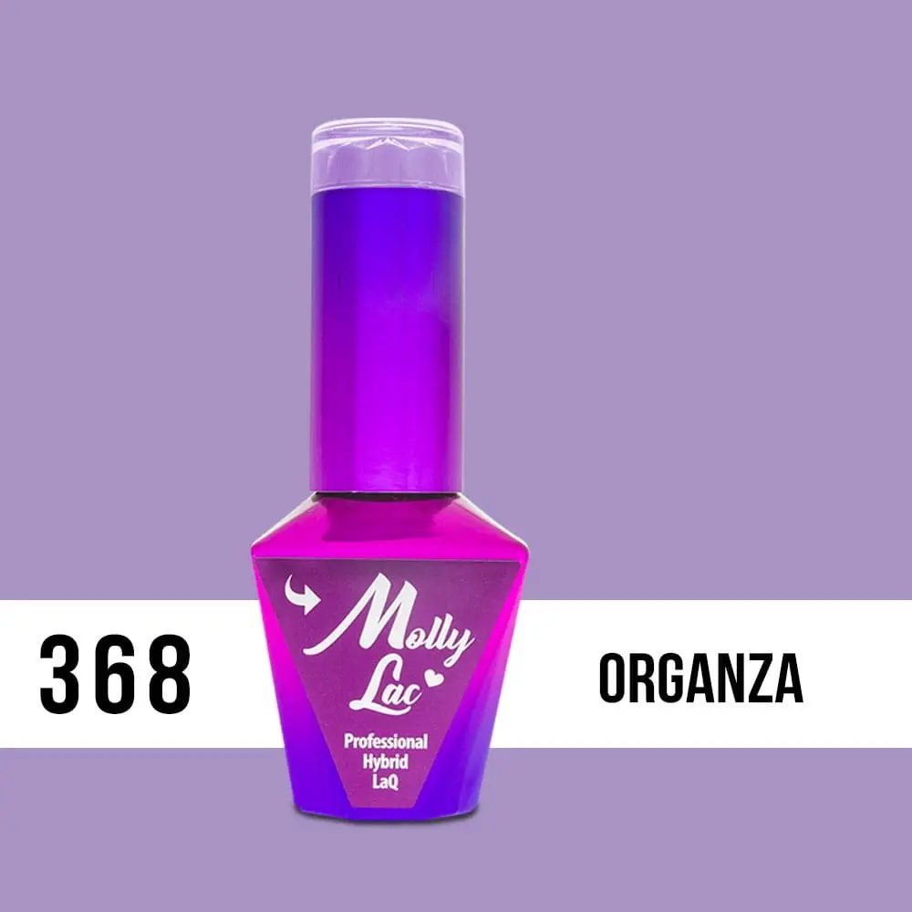 MOLLY LAC UV/LED gél lakk Silk Cotton - Organza 368, 10ml/gél lakk készítés