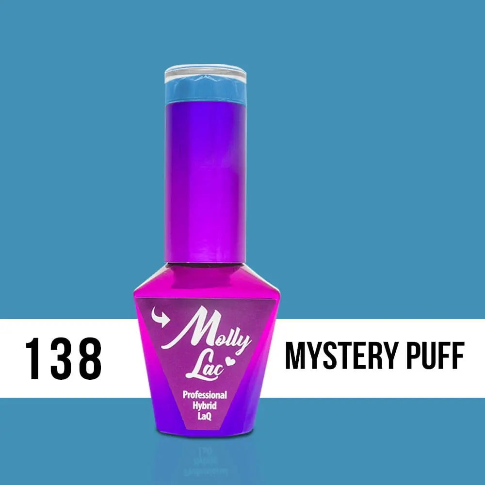 MOLLY LAC UV/LED gél lakk Bubble Tea - Mystery Puff 138, 10ml/gél lakk készítés