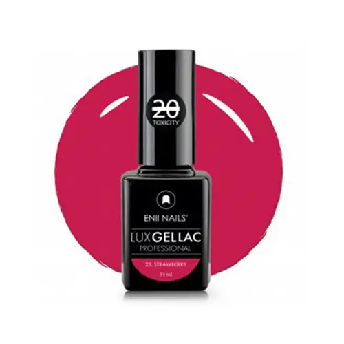 ENII LUX GEL LAC, 23 - Strawberry, 11ml/gél lakk készítés