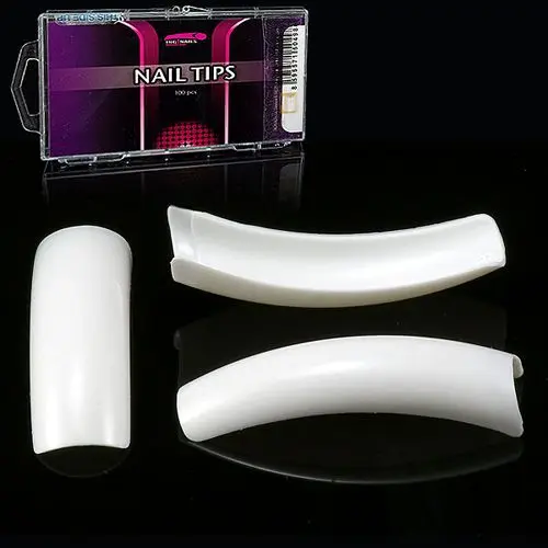 Royal French White, 100db-os box - műkörmök Inginails 1-10 mix