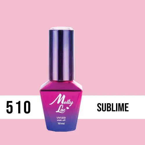 MOLLY LAC UV/LED gél lakk Miss Iconic - Sublime 510, 10ml