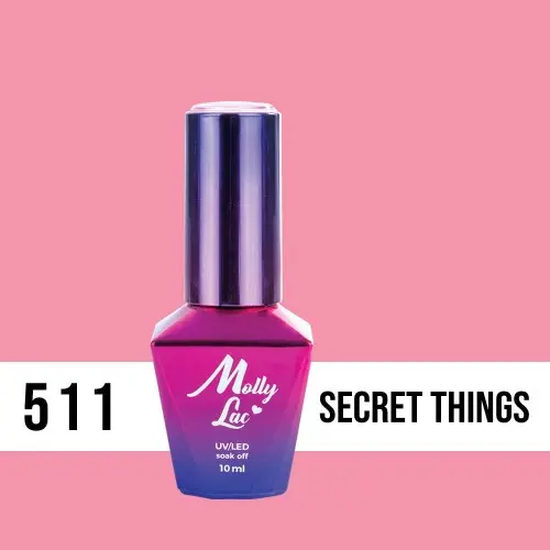 MOLLY LAC UV/LED gél lakk Miss Iconic -  Secret Things 511, 10ml