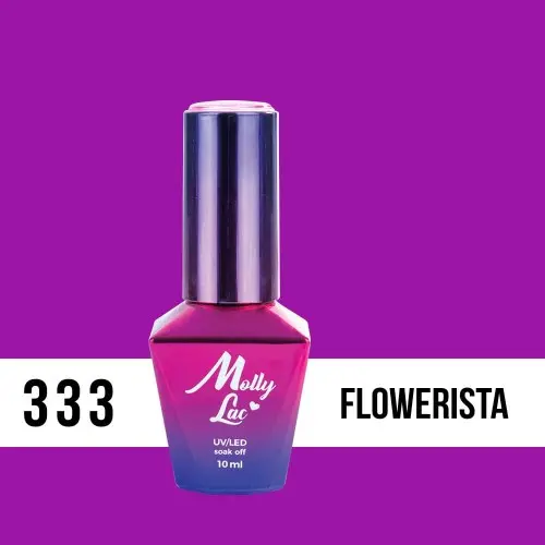 MOLLY LAC UV/LED gél lakk Fancy Fashion - Flowerista 333, 10ml