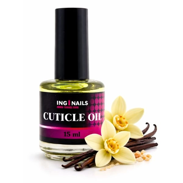 Regeneráló körömolaj Inginails - Cuticle Oil VANILLA YELLOW 15ml
