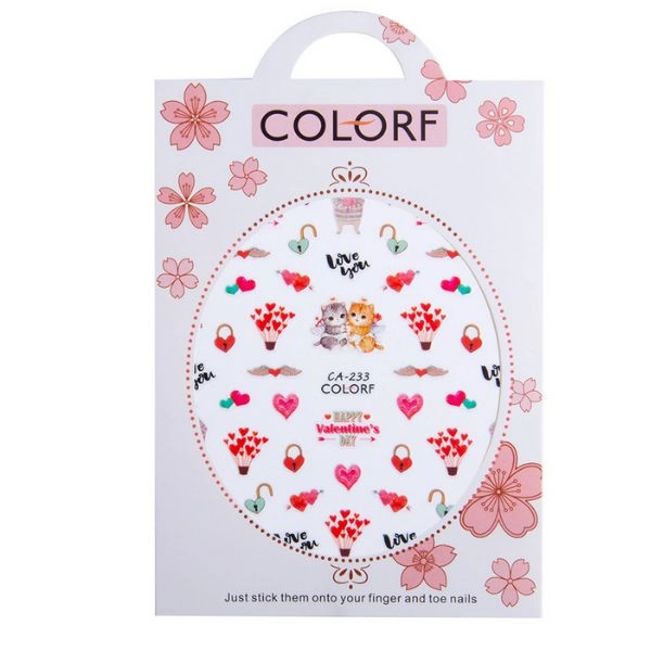 Körömmatricák - Valentin-nap CA-233