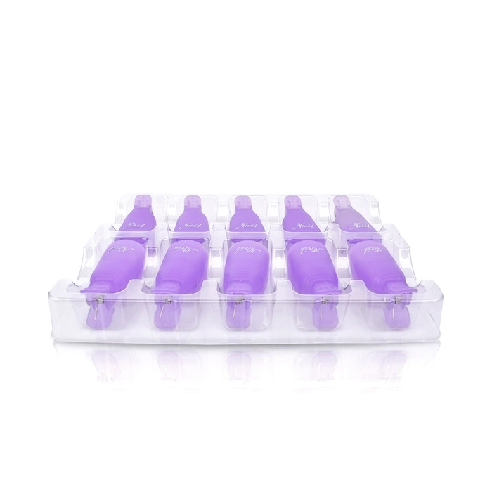 Körömcsipesz, 5db - világos rózsaszín