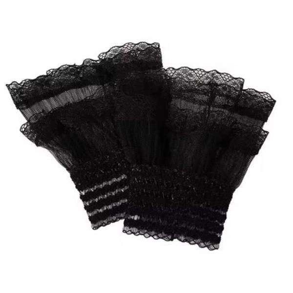 Dekoratív kesztyű fotózáshoz, fekete