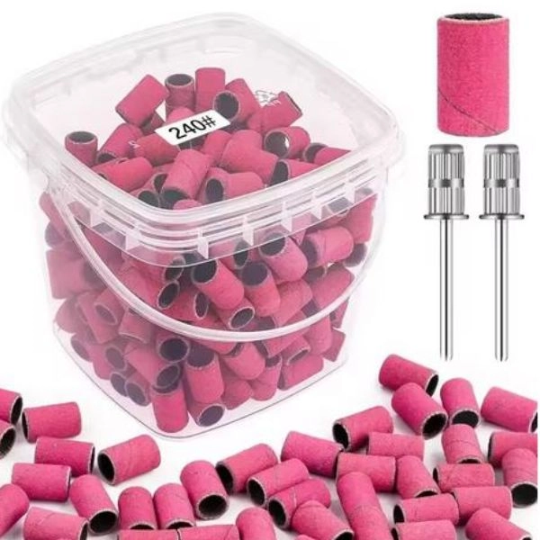 Csiszológyűrű, 200db - szemcsesűrűség 240, rózsaszín