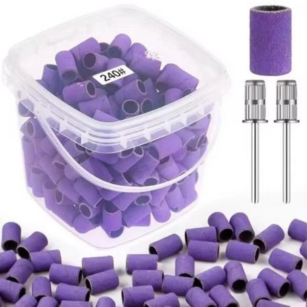 Csiszológyűrű, 200db - szemcsesűrűség 240, lila