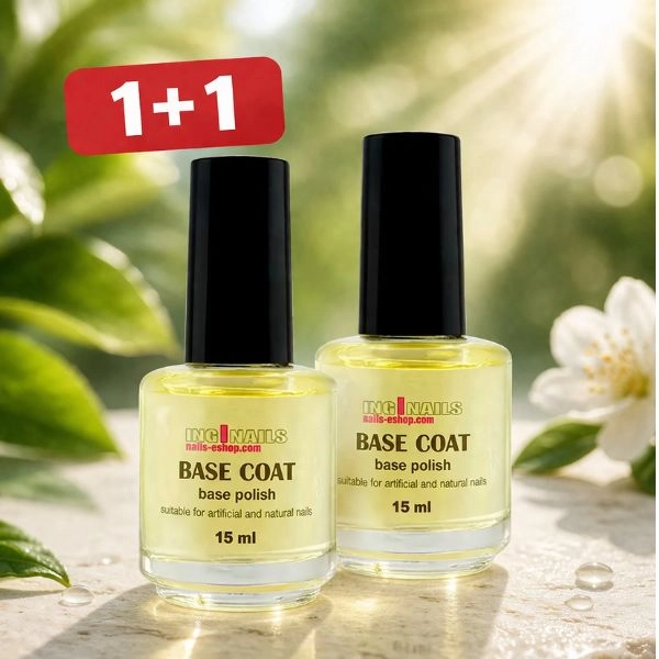 Base Coat 15ml - alapozó lakk Inginails - 1+1 INGYENES AKCIÓ