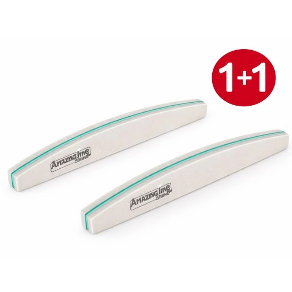 Reszelő profi Sponge Halfmoon zebra zöld középrésszel - 100/180 - 1+1 INGYENES AKCIÓ