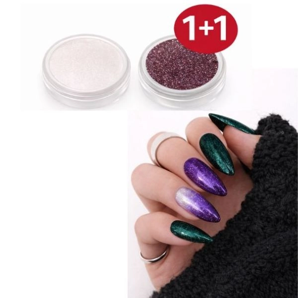 Mirror effect csillámpor 1 + 10 - 1+1 INGYENES AKCIÓ