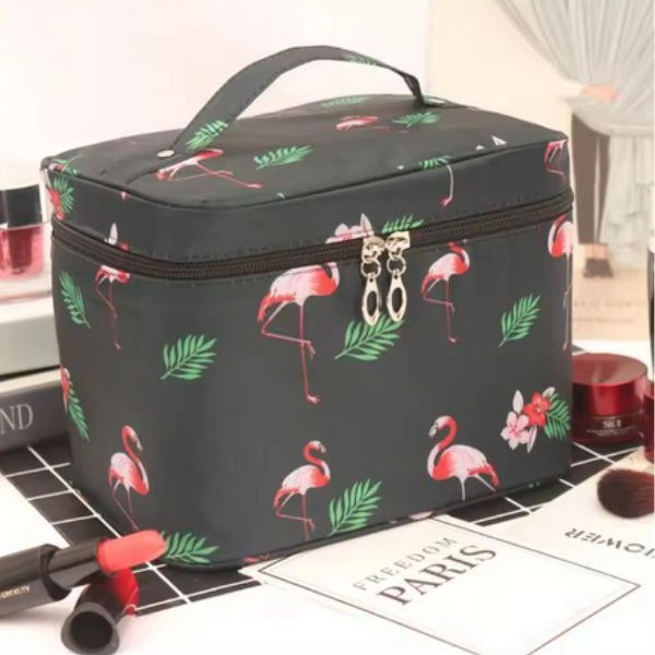 Flamingo kozmetikai táska - fekete