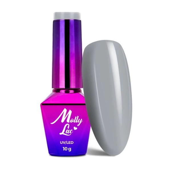 UV/LED hibrid gél lakk MollyLac Yoga Virabhadrasana II No. 87, 10g