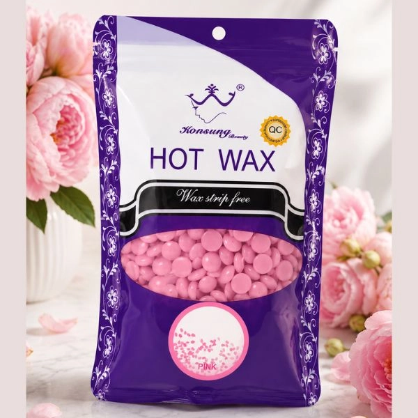 Kozmetikai szőrtelenítő viasz - gyöngyök – Pink, 100g