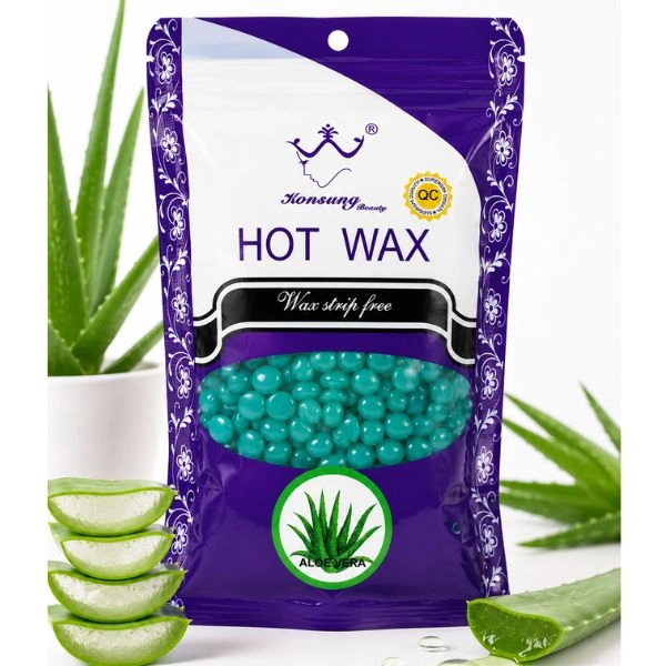 Kozmetikai szőrtelenítő viasz - gyöngyök – Aloe Vera, 100g